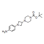 4-[3-(4-Boc-1-哌嗪基)-1-氮杂环丁基]苯胺