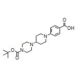 4-[4-(4-Boc-1-哌嗪基)-1-哌啶基]苯甲酸