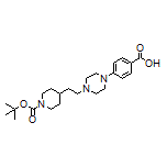 4-[4-[2-(1-Boc-4-哌啶基)乙基]-1-哌嗪基]苯甲酸