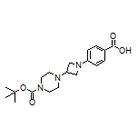 4-[3-(4-Boc-1-哌嗪基)-1-氮杂环丁基]苯甲酸