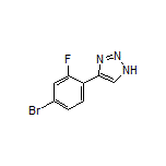 4-(4-溴-2-氟苯基)-1H-1,2,3-三唑