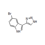 5-溴-3-(1H-1,2,3-三唑-4-基)-1H-吲哚