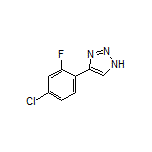 4-(4-氯-2-氟苯基)-1H-1,2,3-三唑