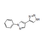 4-(1-苯基-4-吡唑基)-1H-1,2,3-三唑