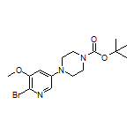 1-Boc-4-(6-溴-5-甲氧基-3-吡啶基)哌嗪