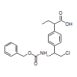 2-[4-[1-(Cbz-氨基)-3-氯-2-丙基]苯基]丁酸