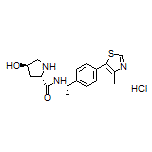 (2S,4R)-4-羟基-N-[(S)-1-[4-(4-甲基-5-噻唑基)苯基]乙基]吡咯烷-2-甲酰胺盐酸盐