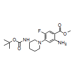 (S)-2-氨基-4-[3-(Boc-氨基)-1-哌啶基]-5-氟苯甲酸甲酯