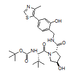 (2S,4R)-1-[(S)-2-(Boc-氨基)-3,3-二甲基丁酰基]-4-羟基-N-[2-羟基-4-(4-甲基-5-噻唑基)苄基]吡咯烷-2-甲酰胺