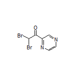 2,2-二溴-1-(2-吡嗪基)乙酮