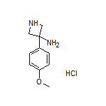 3-氨基-3-(4-甲氧基苯基)氮杂环丁烷盐酸盐