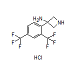 3-氨基-3-[2,4-双(三氟甲基)苯基]氮杂环丁烷盐酸盐