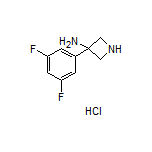 3-氨基-3-(3,5-二氟苯基)氮杂环丁烷盐酸盐