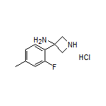 3-氨基-3-(2-氟-4-甲基苯基)氮杂环丁烷盐酸盐