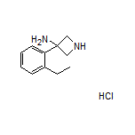 3-氨基-3-(2-乙基苯基)氮杂环丁烷盐酸盐