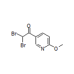 2,2-二溴-1-(6-甲氧基-3-吡啶基)乙酮