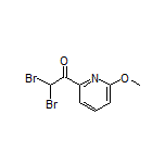2,2-二溴-1-(6-甲氧基-2-吡啶基)乙酮
