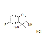 3-氨基-3-(5-氟-2-甲氧基苯基)氮杂环丁烷盐酸盐