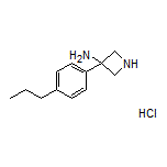 3-氨基-3-(4-丙基苯基)氮杂环丁烷盐酸盐