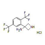 3-氨基-3-[2,5-双(三氟甲基)苯基]氮杂环丁烷盐酸盐