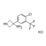 3-氨基-3-[4-氯-3-(三氟甲基)苯基]氮杂环丁烷盐酸盐