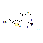 3-氨基-3-[4-甲氧基-3-(三氟甲基)苯基]氮杂环丁烷盐酸盐