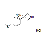 3-氨基-3-[4-(甲硫基)苯基]氮杂环丁烷盐酸盐