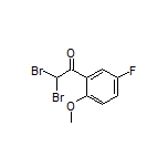 2,2-二溴-5-氟-2-甲氧基苯乙酮