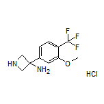 3-氨基-3-[3-甲氧基-4-(三氟甲基)苯基]氮杂环丁烷盐酸盐