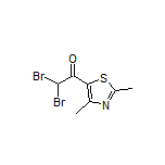 2,2-二溴-1-(2,4-二甲基-5-噻唑基)乙酮