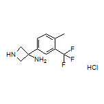 3-氨基-3-[4-甲基-3-(三氟甲基)苯基]氮杂环丁烷盐酸盐