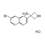 3-氨基-3-(7-溴-2-萘基)氮杂环丁烷盐酸盐