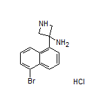 3-氨基-3-(5-溴-1-萘基)氮杂环丁烷盐酸盐