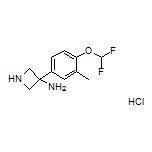 3-氨基-3-[4-(二氟甲氧基)-3-甲基苯基]氮杂环丁烷盐酸盐