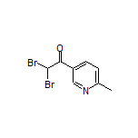 2,2-二溴-1-(6-甲基-3-吡啶基)乙酮
