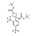 3-[2,4-双(三氟甲基)苯基]-N,1-二-Boc-3-氨基氮杂环丁烷