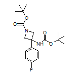 N,1-二-Boc-3-氨基-3-(4-氟苯基)氮杂环丁烷