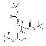 N,1-二-Boc-3-氨基-3-[3-(三氟甲氧基)苯基]氮杂环丁烷