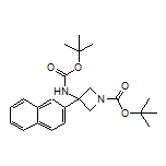 N,1-二-Boc-3-氨基-3-(2-萘基)氮杂环丁烷