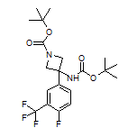 N,1-二-Boc-3-氨基-3-[4-氟-3-(三氟甲基)苯基]氮杂环丁烷