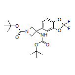 N,1-二-Boc-3-氨基-3-(2,2-二氟苯并[d][1,3]二噁茂-5-基)氮杂环丁烷