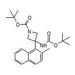 N,1-二-Boc-3-氨基-3-(2-甲基-1-萘基)氮杂环丁烷