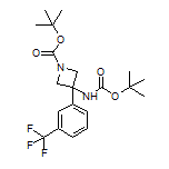 N,1-二-Boc-3-[3-(三氟甲基)苯基]-3-氨基氮杂环丁烷