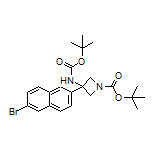 3-(6-溴-2-萘基)-N,1-二-Boc-3-氨基氮杂环丁烷