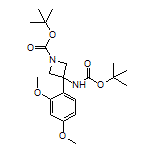 N,1-二-Boc-3-(2,4-二甲氧基苯基)-3-氨基氮杂环丁烷