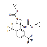 3-[2,5-双(三氟甲基)苯基]-N,1-二-Boc-3-氨基氮杂环丁烷