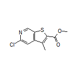 5-氯-3-甲基噻吩并[2,3-c]吡啶-2-甲酸甲酯