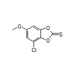 4-氯-6-甲氧基苯并[d][1,3]二噁茂-2-硫酮