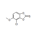 4-氯-5-甲氧基苯并[d][1,3]二噁茂-2-硫酮