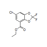 6-氯-2,2-二氟苯并[d][1,3]二噁茂-4-甲酸乙酯